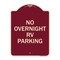 Signmission No Overnight RV Parking Heavy-Gauge Aluminum Architectural Sign, 24" x 18", BU-1824-23824 A-DES-BU-1824-23824 - alternate 1